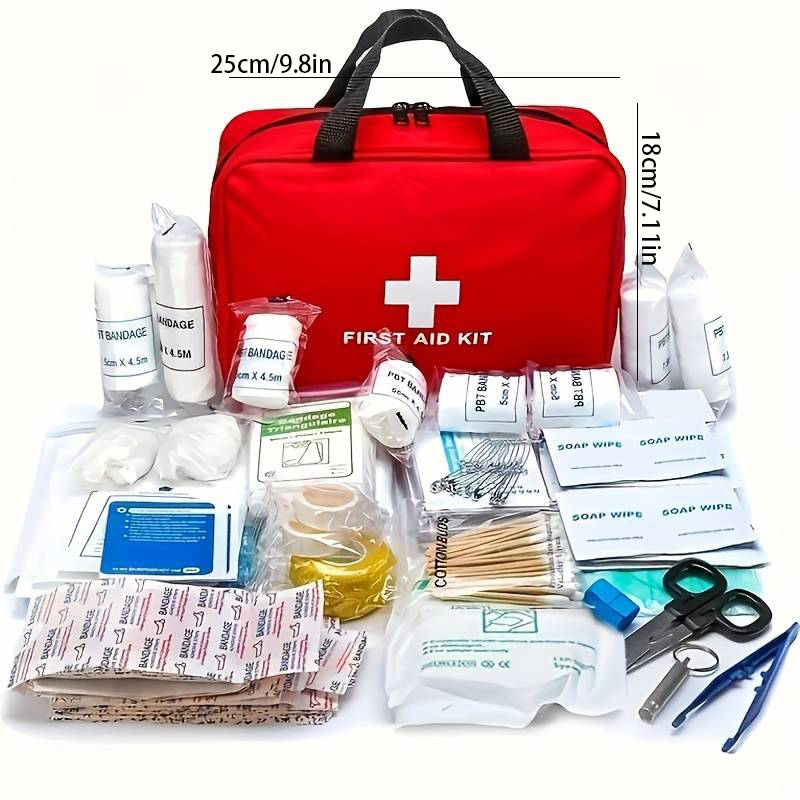 Hunting Camp Outdoor Supplies - Multi-purpose small/large first aid kit: portable