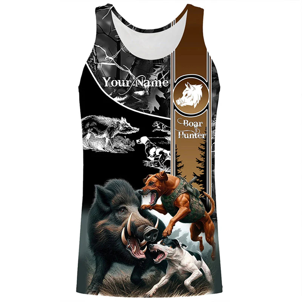 Wildman Hunting & Outdoor Vanderbijlpark - Custom Name Boar Hunter Tank Top