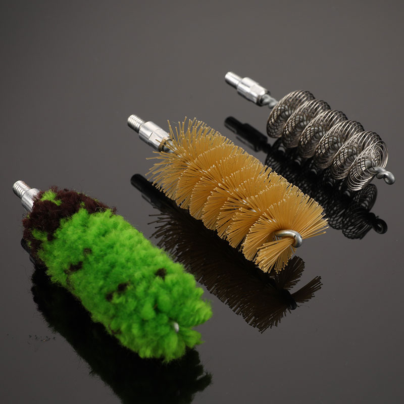 Gun Cleaning Rod - 3Pcs Rod Brush Cleaning Kit Aluminum