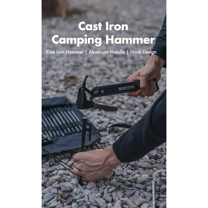 Hunting Camp Outdoor Supplies - BLACKDOG Camp Hammer Survival Tool Ultra-light