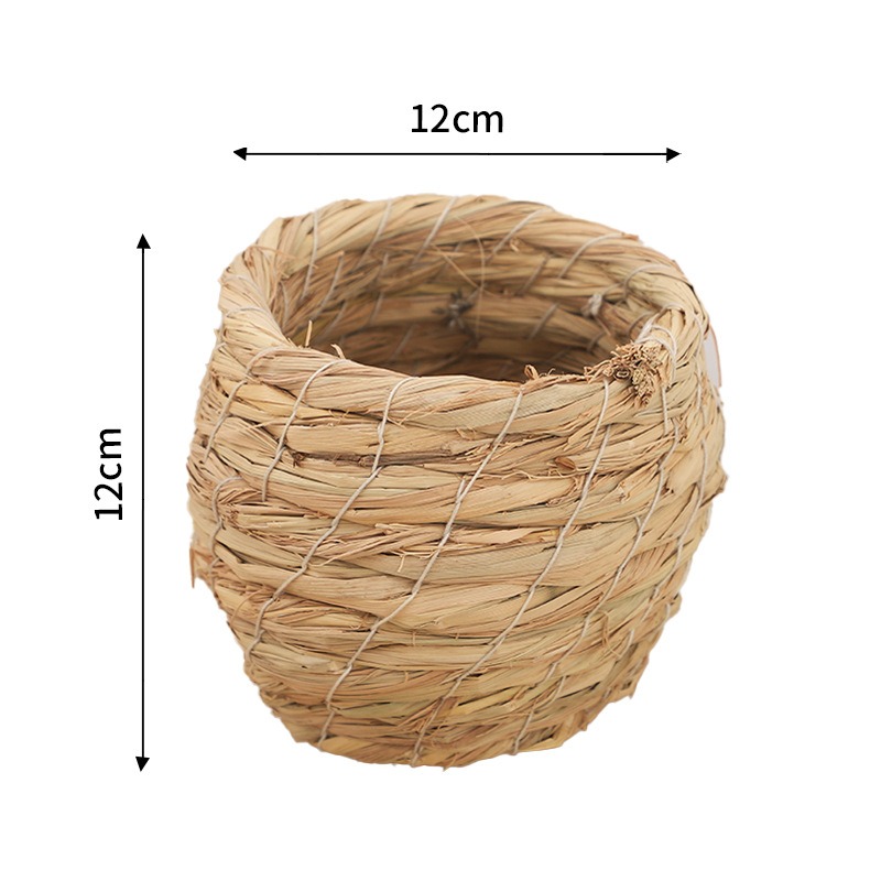 Hand Woven Straw Chicken Nest  - Hunting Quail recension och pris