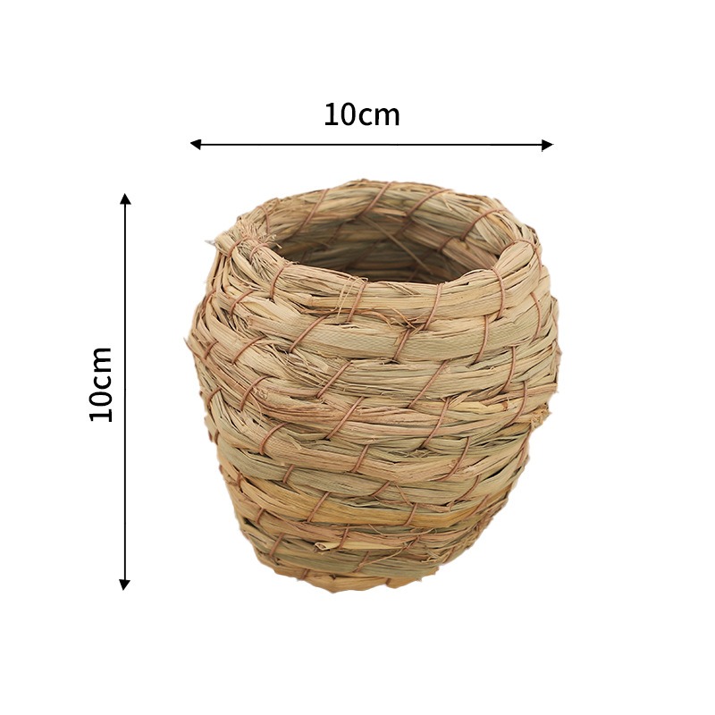 Hand Woven Straw Chicken Nest  - Hunting Quail recension och pris