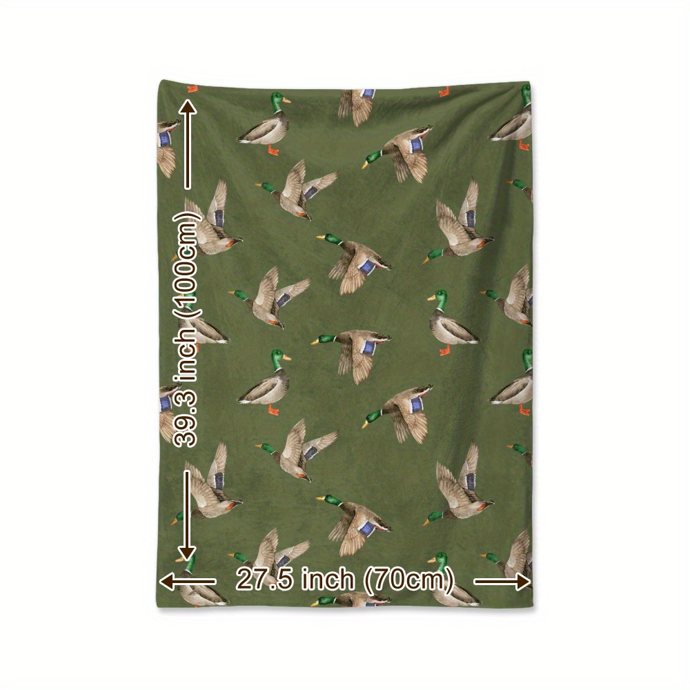 Mallard Duck Fleece Blanket Hu - Outdoor Hunting Blanket recension och pris