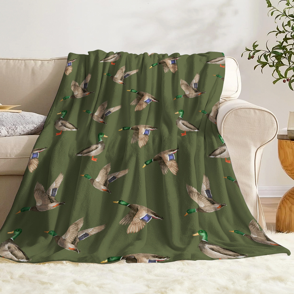 Mallard Duck Fleece Blanket Hu - Outdoor Hunting Blanket recension och pris