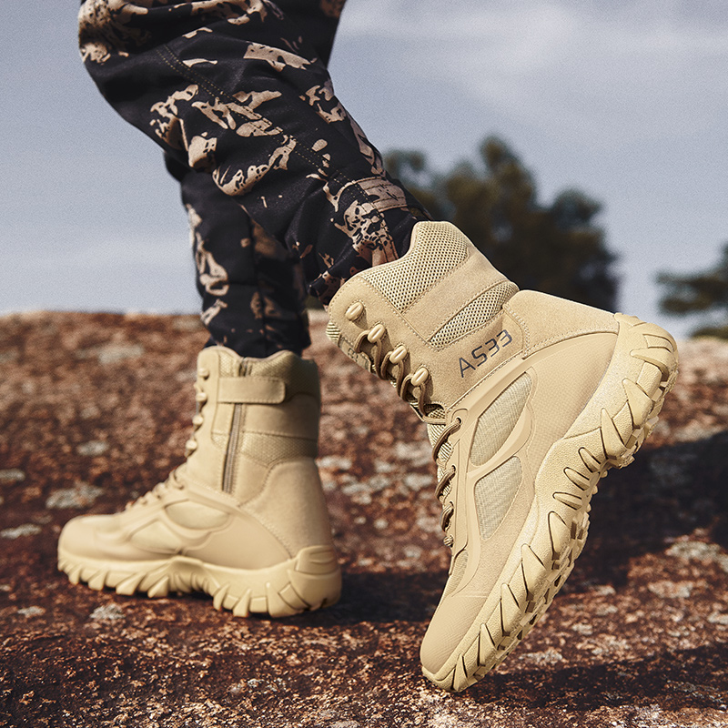 Men Tactical Boot Safety Anti- - Hunting Outdoor Brand recension och pris