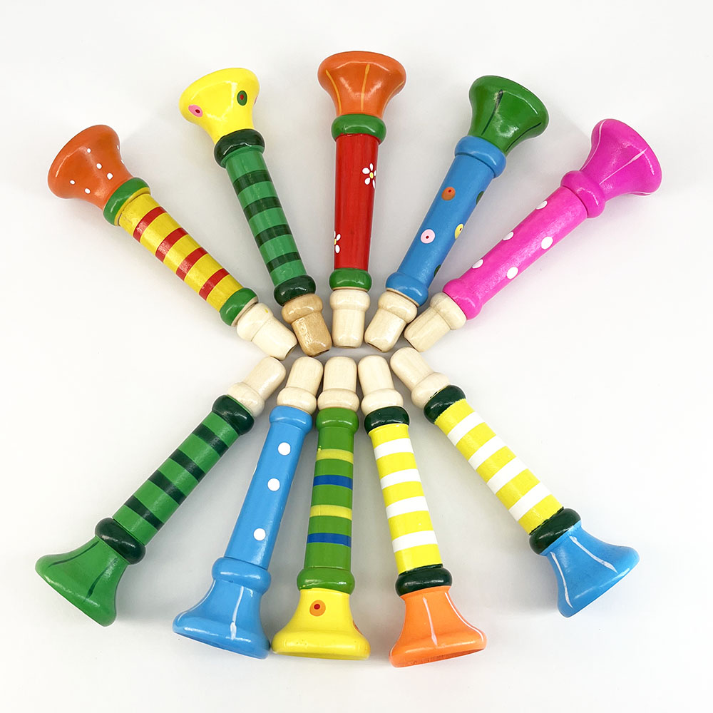 Wooden Trumpet Children Toy Ho - Game Call Whistle recension och pris