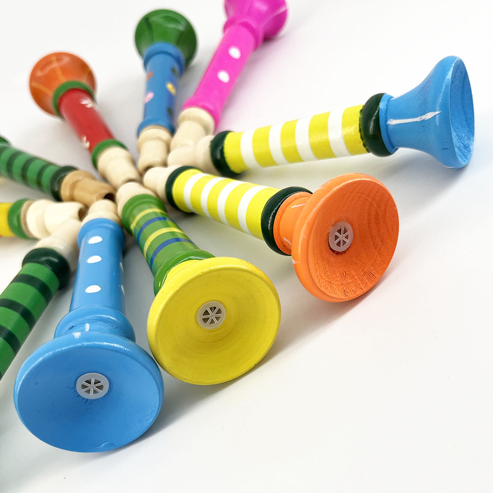 Wooden Trumpet Children Toy Ho - Game Call Whistle recension och pris