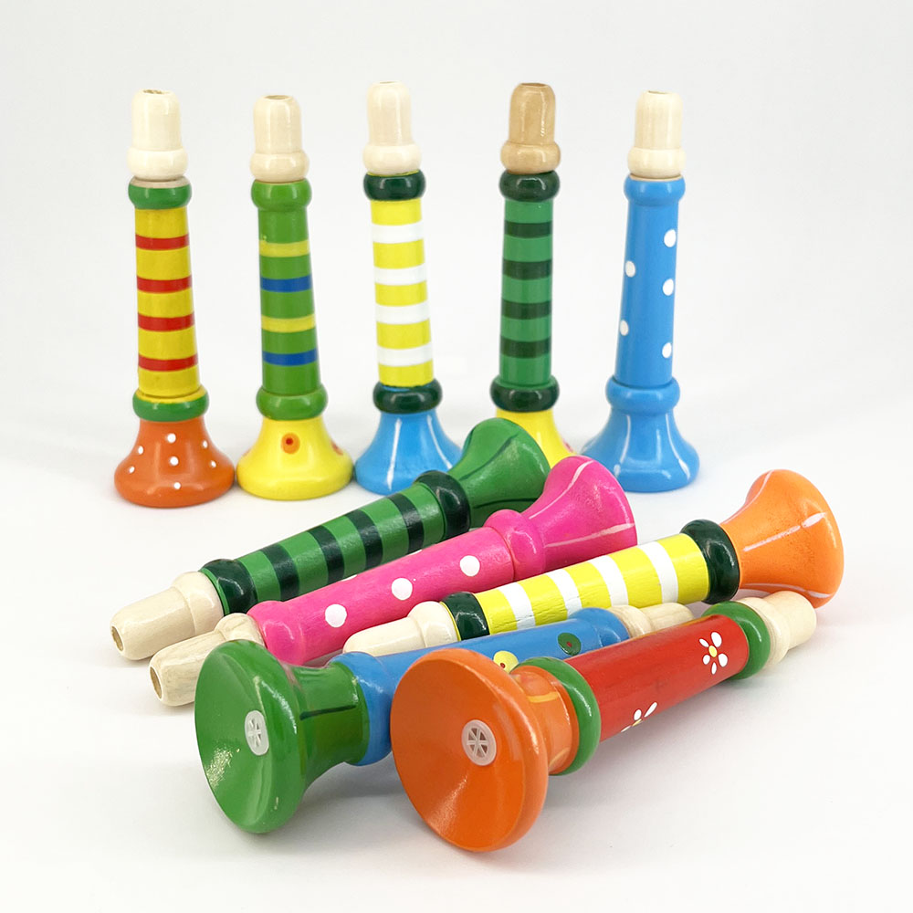 Wooden Trumpet Children Toy Ho - Game Call Whistle recension och pris