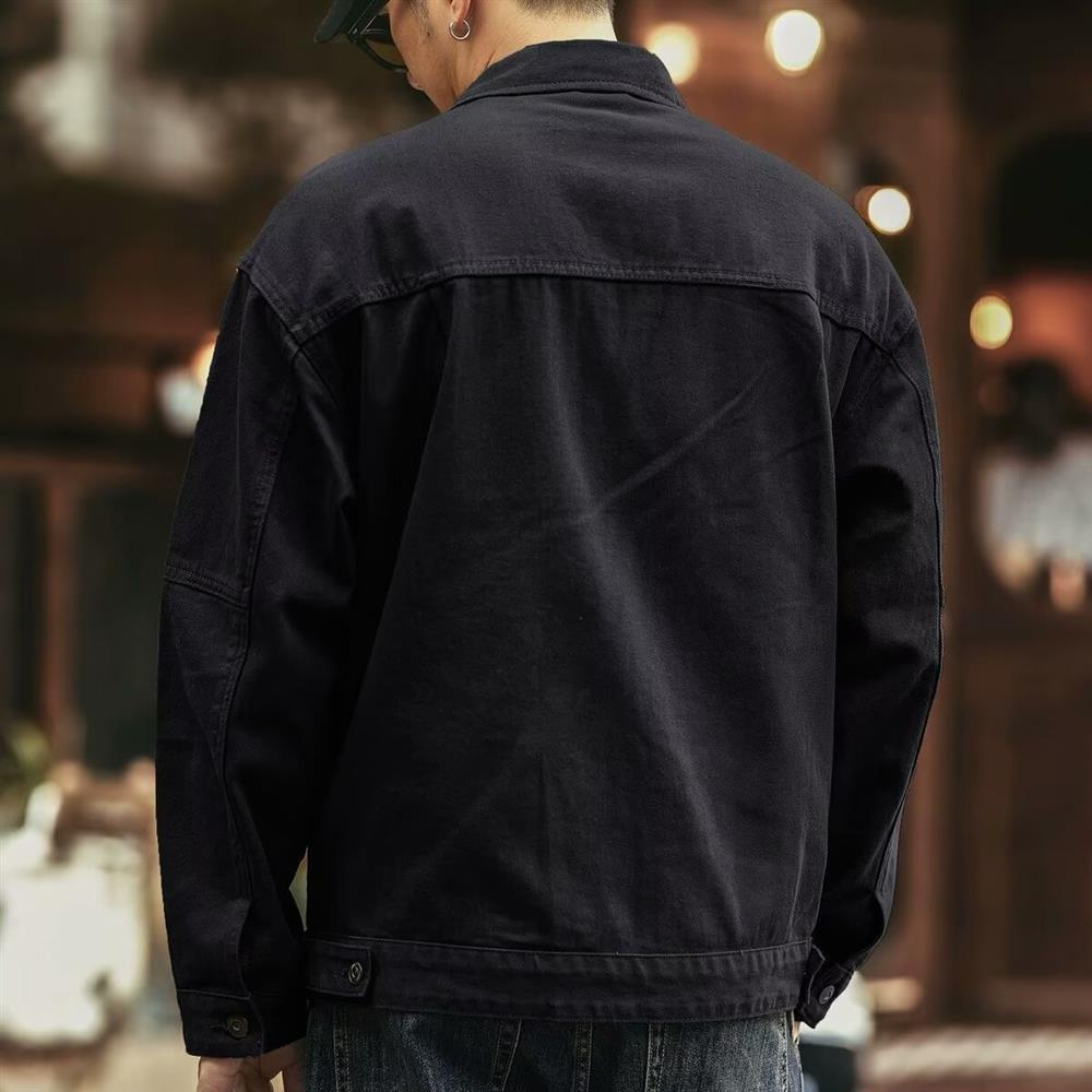Retro American Denim Jacket Me - Hunting Outdoor Brand recension och pris
