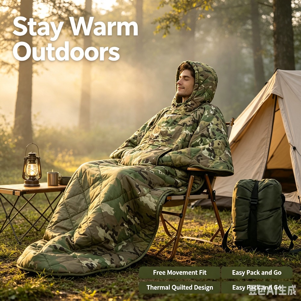 Camo Blanket Waterproof Insula - Outdoor Hunting Blanket recension och pris