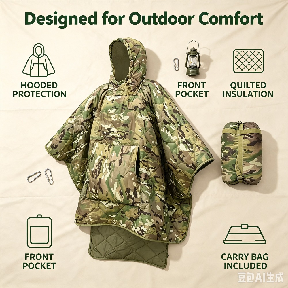 Camo Blanket Waterproof Insula - Outdoor Hunting Blanket recension och pris