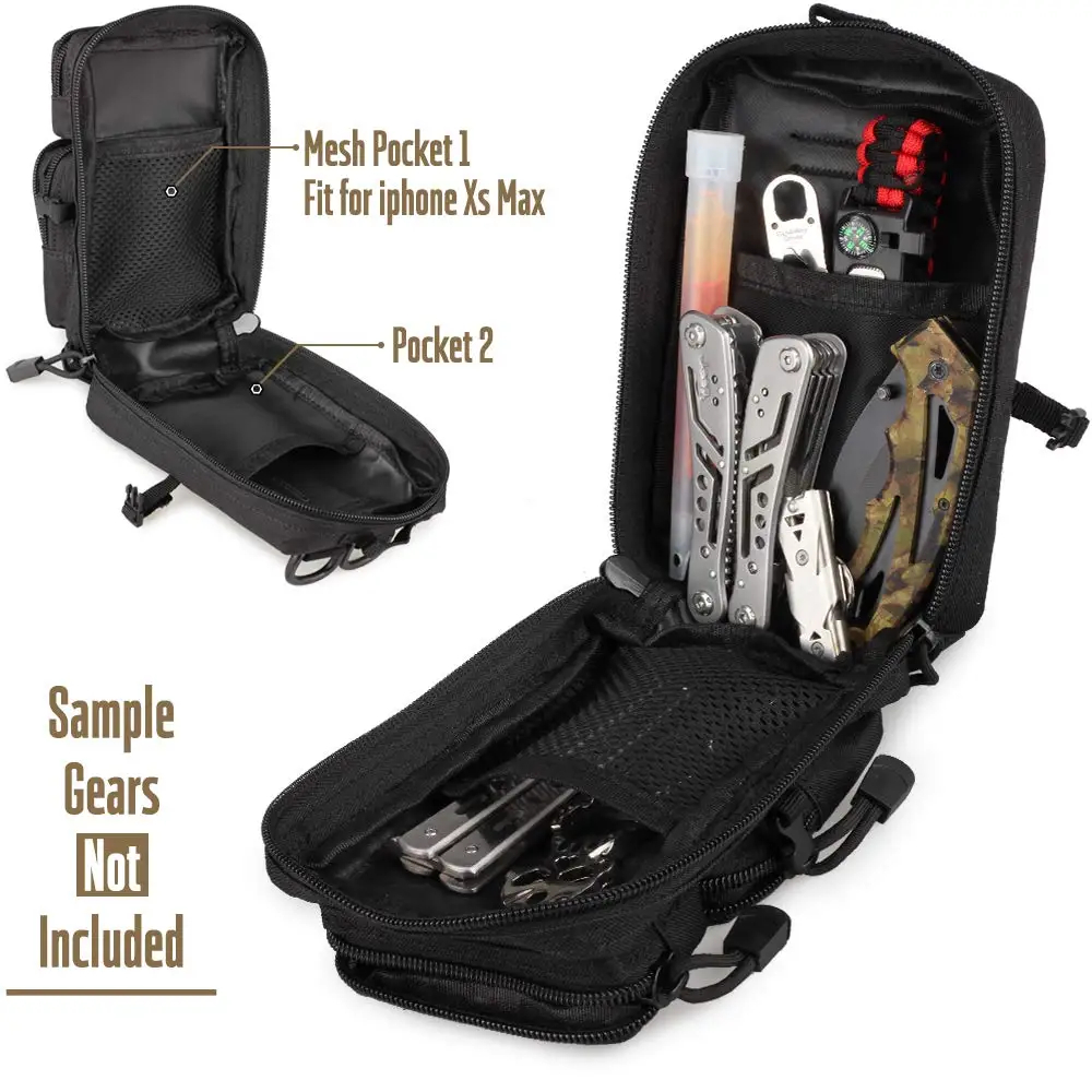 Mini Molle Utility Pouch, EDC  - Outdoor Hunting Gear Storage recension och pris