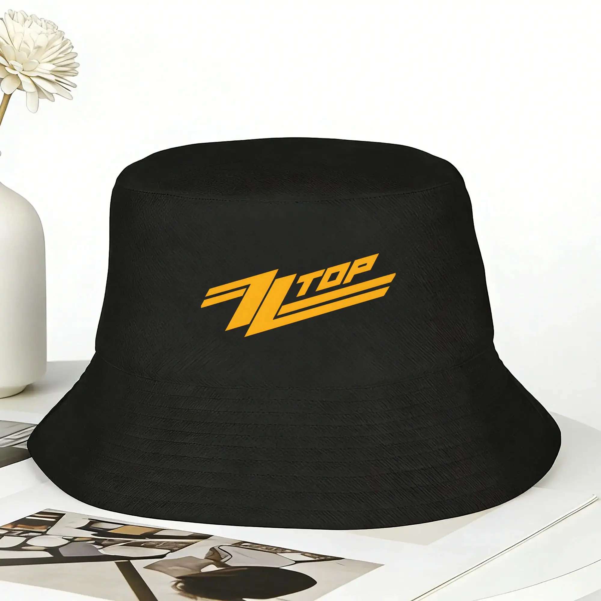New ZZ Top Logo Bucket Hat  St - Hunting Outdoor Logos recension och pris