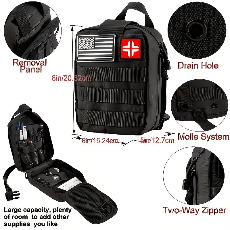 232pcsMulti-Functional Tool Ba - Hunting Camp Outdoor Supplies recension och pris